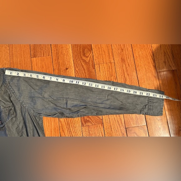 JACK SOUTH London Grey lightweight Denim Button Down Shirt Size M NWT - Picture 5 of 6